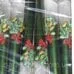 Свеча новогодняя с аппликацией 30 см
