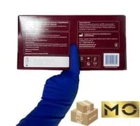 Рукавички латексні міцні сині