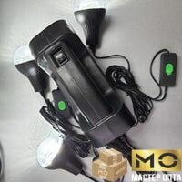 Фонарь с лампочками GD LITE+солнечная батарея