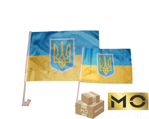 Флаг Украины автомобильный 30*20 см