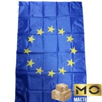Флаг Евросоюза с гербом 150 см*100 см
